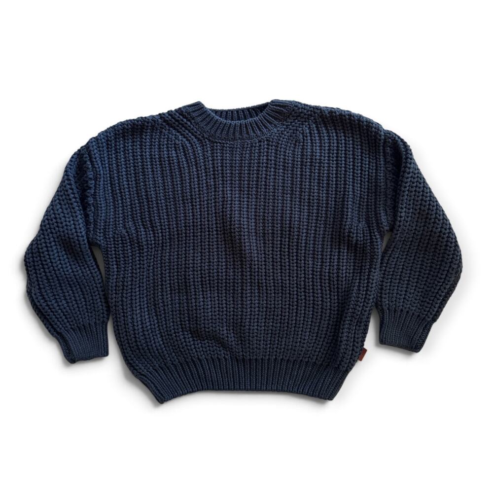 Goumi organic oversized sweater in pecan